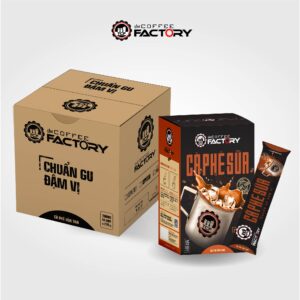 Cà phê sữa hòa tan 1 thùng 1 hộp 1 gói