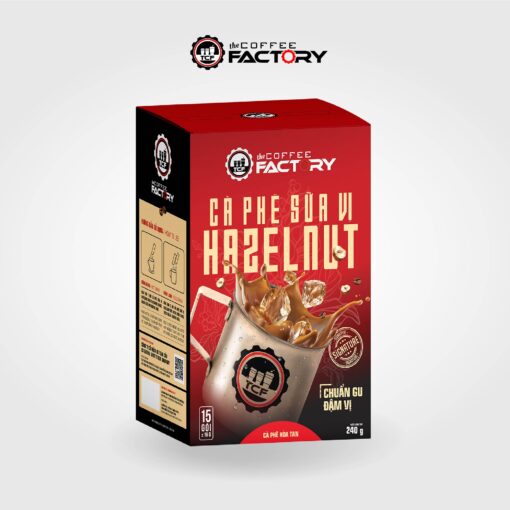 Cà phê sửa hòa tan vị Hazelnut 1 hộp